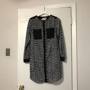 Michael Kors Snakeprint Button Up Blouse/dress